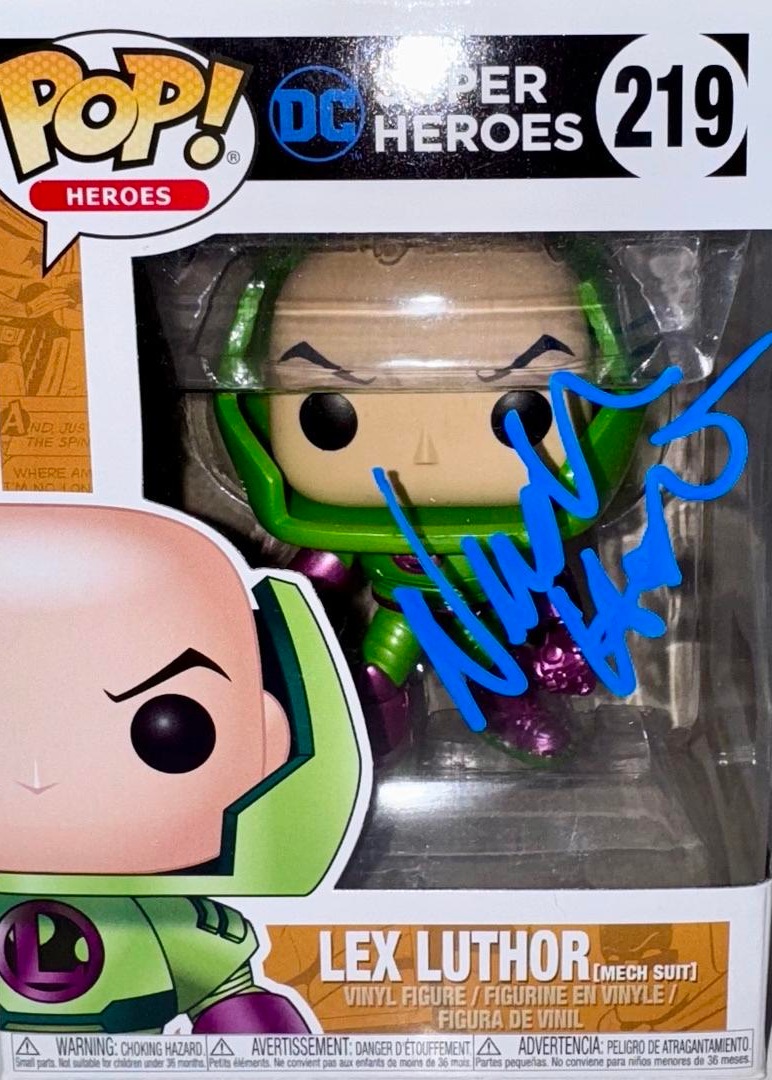 Nicholas Hoult Signed Funko Pop #219 "Lex Luthor" (DC Superheroes) - Beckett COA