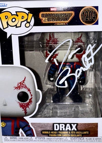 Dave Bausista Signed Funko Pop #1204 "Drax" GOTG - PSA COA #01