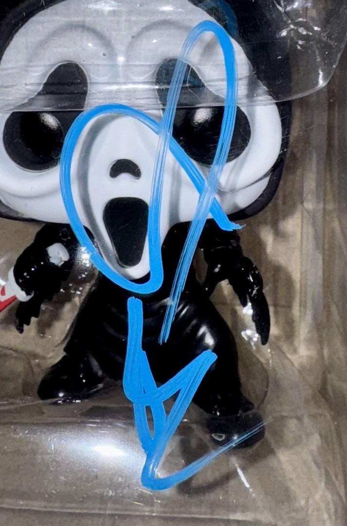 Drew Barrymore Signed Funko Pop #1607 "Ghost Face" Scream Movie - Beckett COA #02