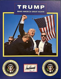 Donald Trump Signed & Matted Bookplate Cut Signature - Koschal COA #03