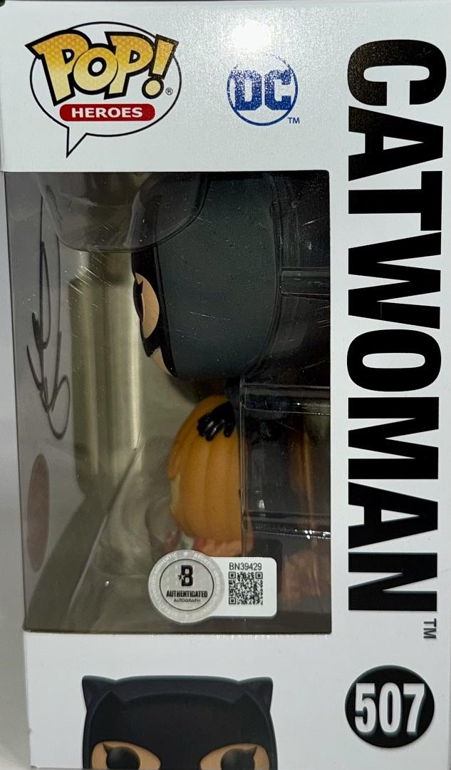 Halle Berry Signed Funko Pop #507 Catwoman (Black Sharpie) - Beckett COA #4