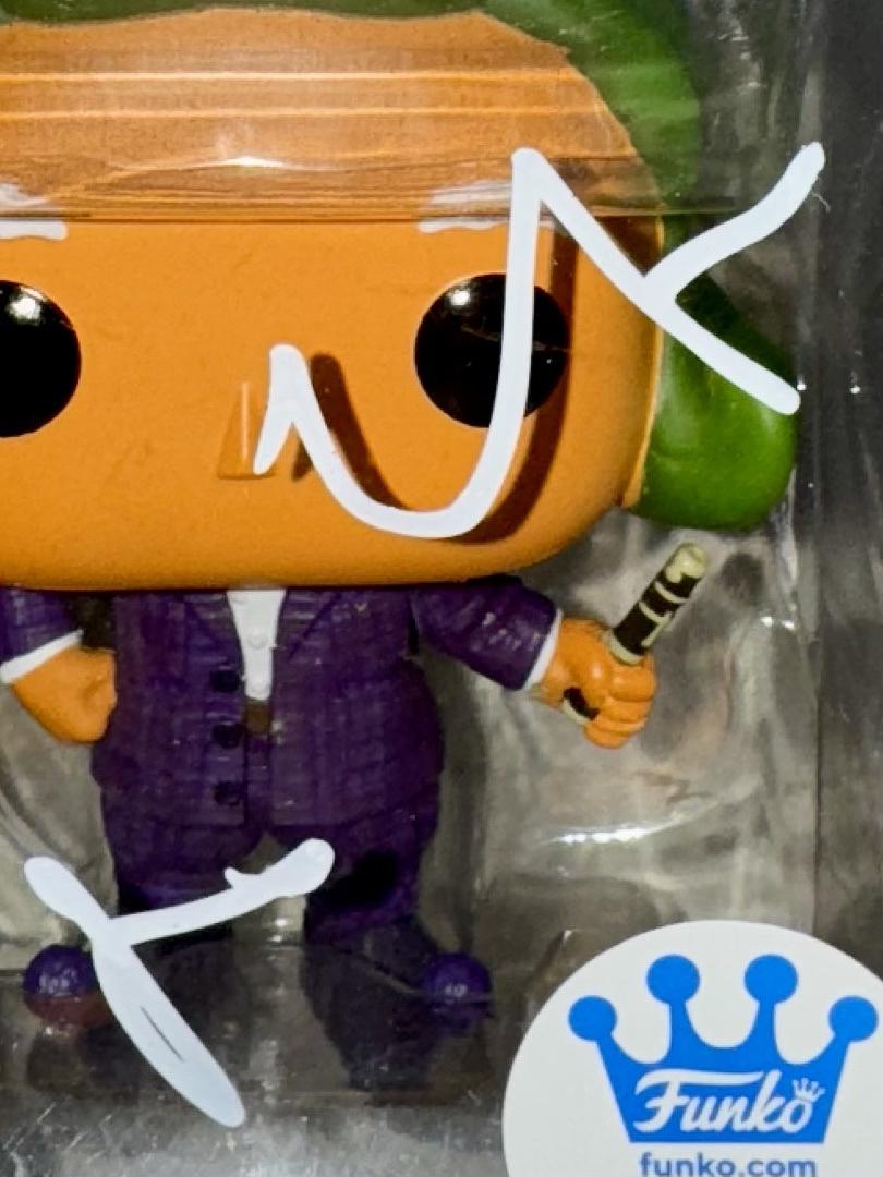 Hugh Grant Signed Funko Pop #1501 "Oompa Loompa" (Wonka) - SWAU #01