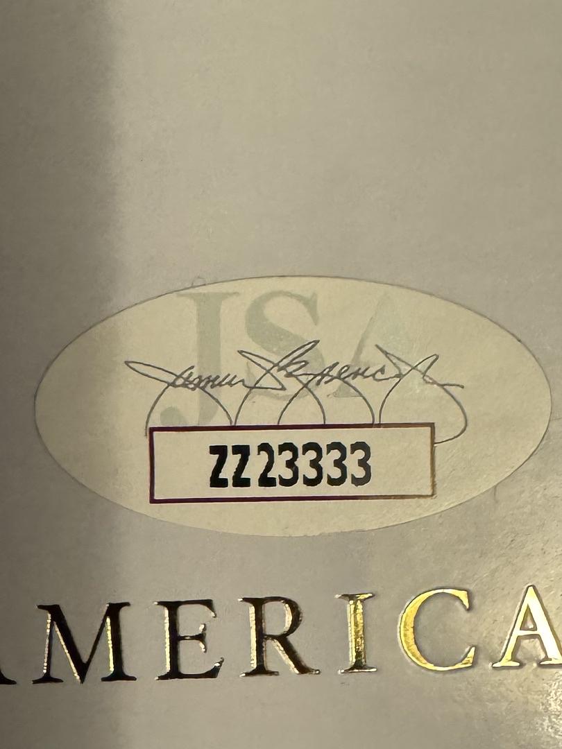 Donald Trump Autographed Save America Book Signed Hardcover - JSA COA #08