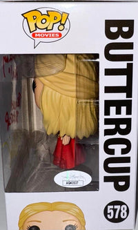 Robin Wright Signed Funko Pop #578 Buttercup (Princess Bride) w/quote and character name - JSA COA