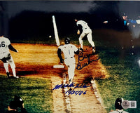 Bill Buckner & Mookie Wilson Signed 8x10 Photo (1986 World Series) - Beckett COA