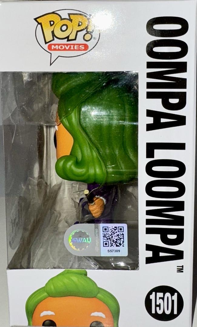 Hugh Grant Signed Funko Pop #1501 "Oompa Loompa" (Wonka) - SWAU #01