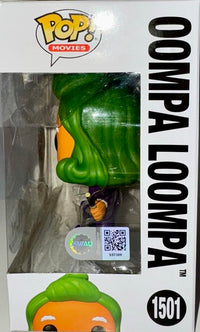 Hugh Grant Signed Funko Pop #1501 "Oompa Loompa" (Wonka) - SWAU #01