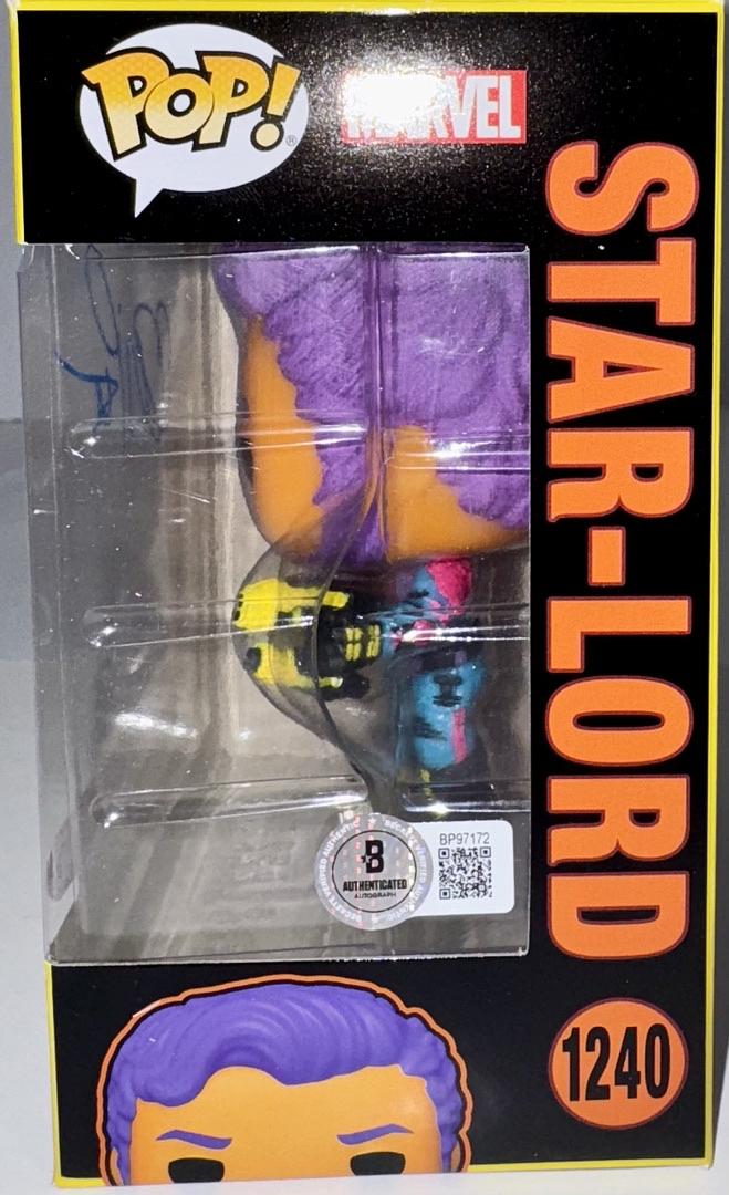 Chris Pratt Signed Funko Pop #1240 "Star Lord" GOTG - Beckett COA #02