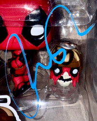 Ryan Reynolds Signed Funko Pop #1400 Deadpool & Wolverine (Blue Ink) - Beckett COA