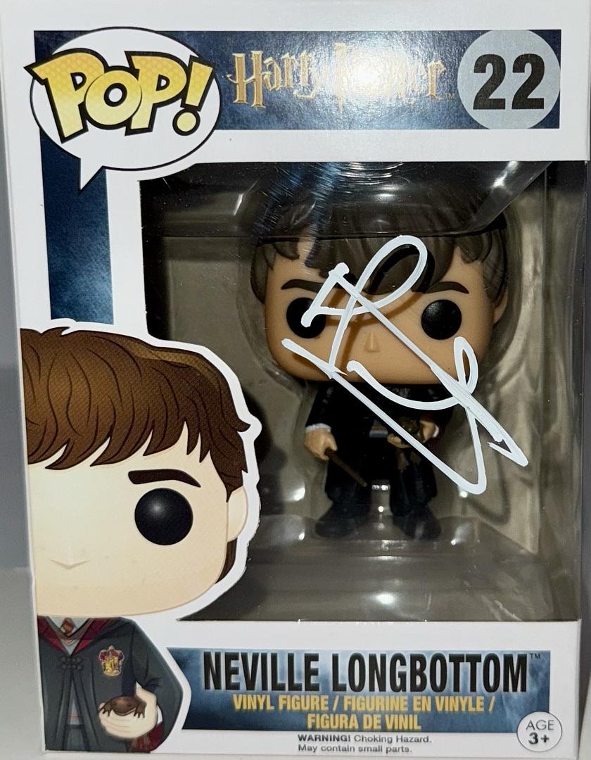 Matthew Lewis Signed Funko Pop #22 "Neville Longbottom" (Harry Potter) - Beckett COA #01