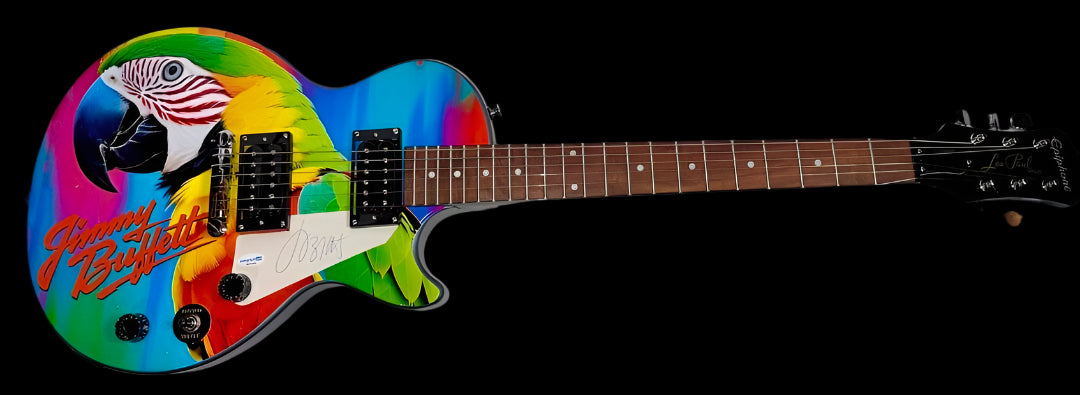 Jimmy Buffett Signed Guitar - ACOA