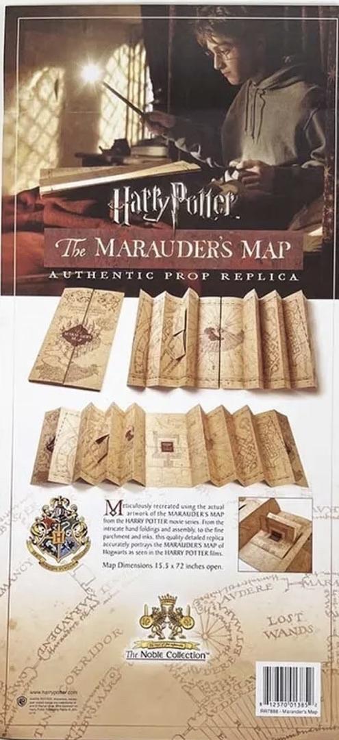 Daniel Radcliffe Signed Marauders Map (Harry Potter) - JSA COA