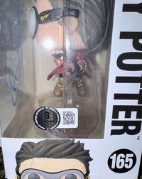 Daniel Radcliffe Signed Funko Pop #165 "Harry Potter" (Blue Ink) - Beckett COA #04