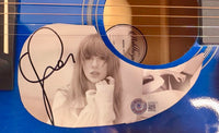Taylor Swift Signed Blue/Black Guitar -  Beckett COA