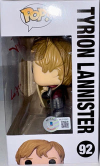 Peter Dinklage Signed Funko Pop #92 "Tyrion Lannister" (Game Of Thrones) - Beckett COA