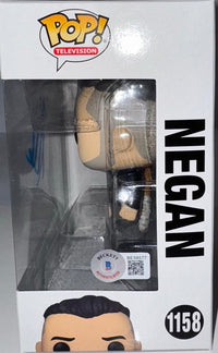 Jeffrey Dean Morgan Signed Funko Pop #1158 "Negan" (Walking Dead) - Beckett COA #03