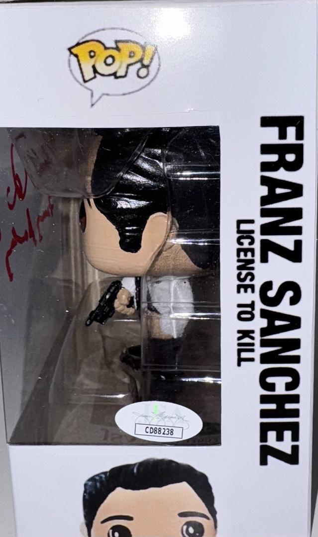 Robert Davi Signed Funko Pop "Franz Sanchez" (James Bond 007) w/Inscription - JSA COA #2