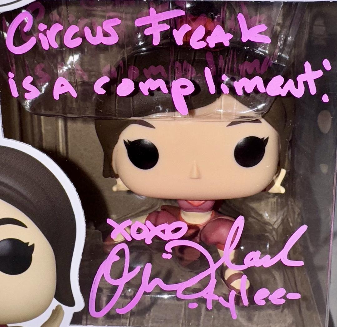 Olivia Hack Signed Funko Pop #997 "Ty Lee" (Avatar Last Airbender) w/ Quote - SWAU #01