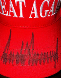Donald Trump Signed MAGA President #45 Hat/Cap (Red) #01 JSA COA w/full letter of authenticity