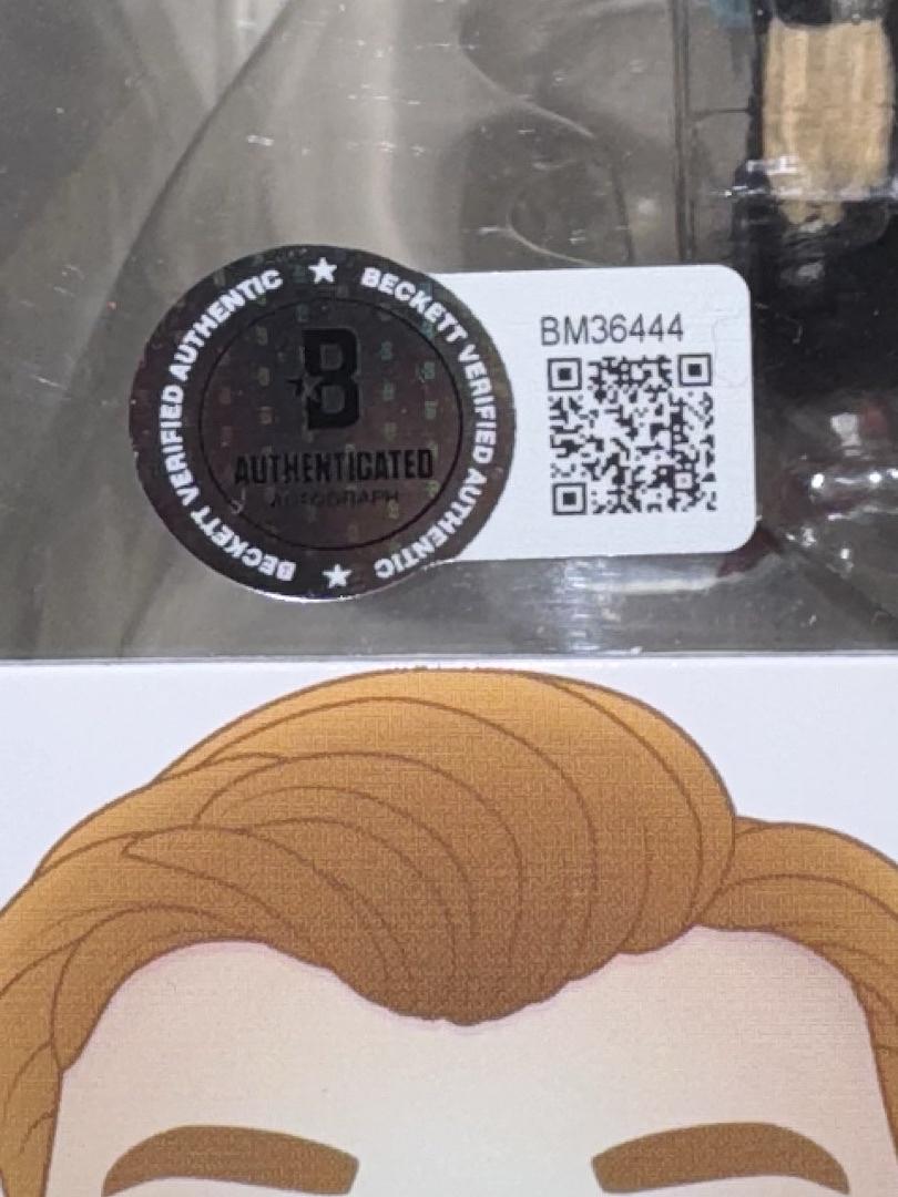 Chris Pine Signed Funko Pop #326 "Steve Trevor" (Wonder Woman 84) - Beckett COA