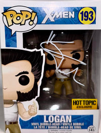 Hugh Jackman Signed Exclusive Funko Pop #193 Logan Wolverine (X-Men)  - Beckett COA