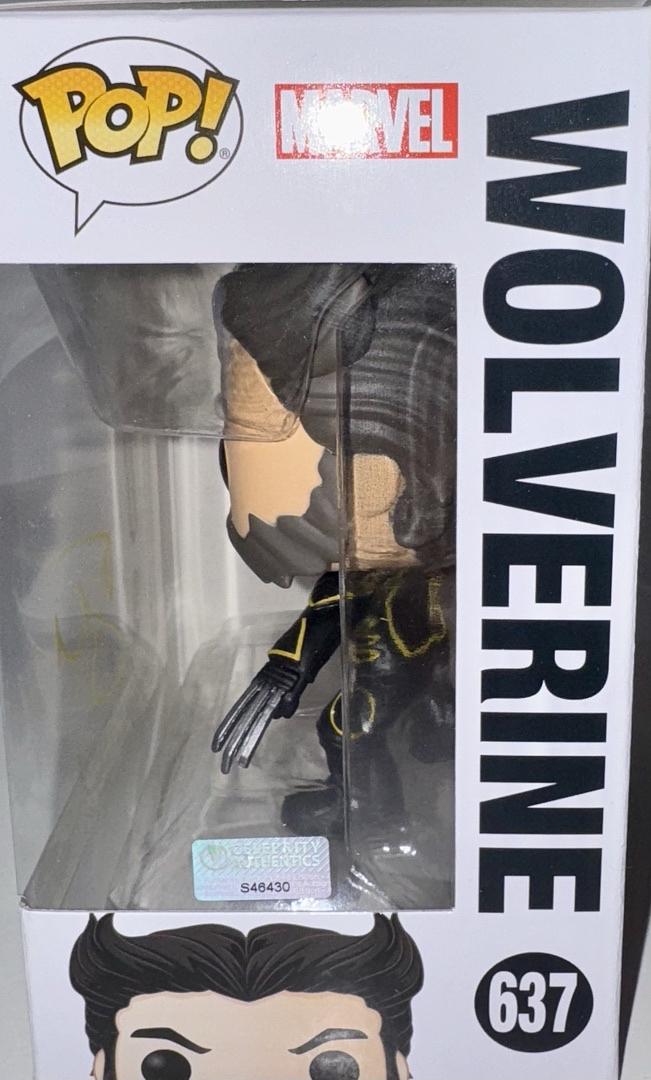 Hugh Jackman Signed Funko Pop #637 "Wolverine" Marvel - Celebrity Authentics