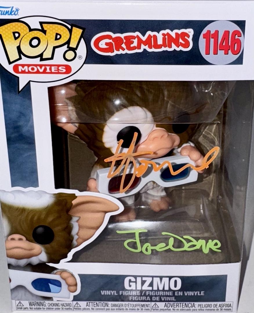 Howie Mandel Joe Dante Signed Funko Pop #1146 "Gizmo" (Gremlins) - OC Celebrity Marketing