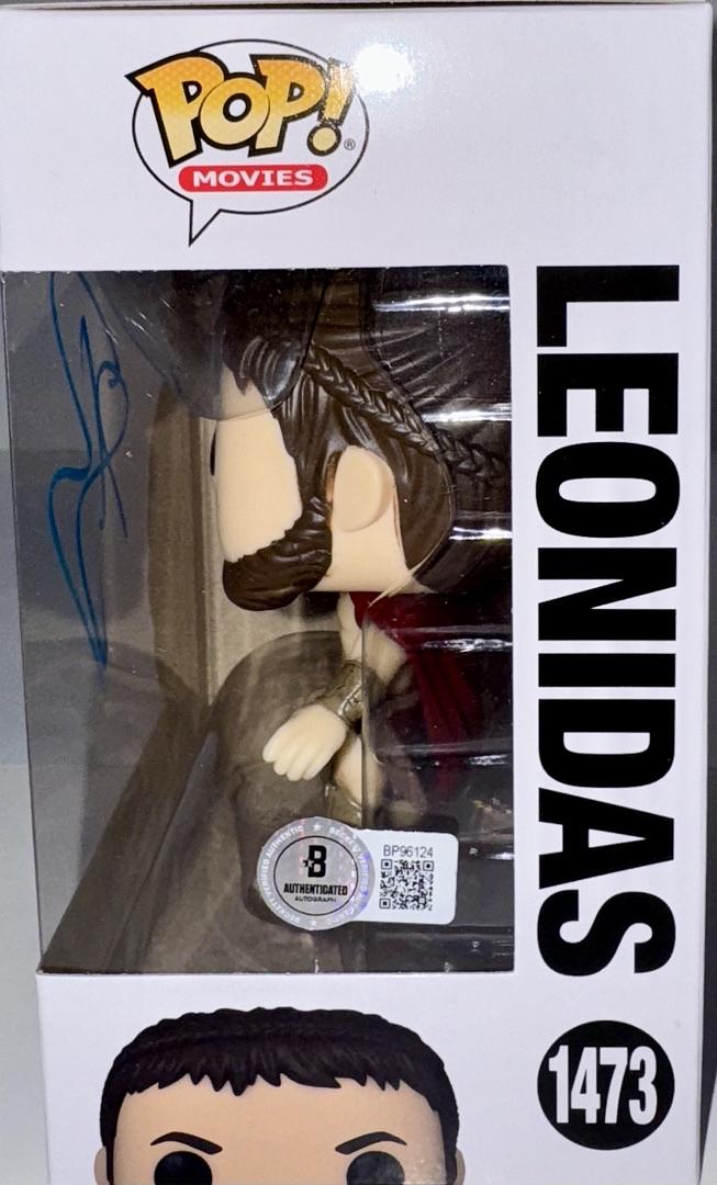 Gerard Butler Signed Funko Pop #1473 "Leonidas" - Beckett COA #03