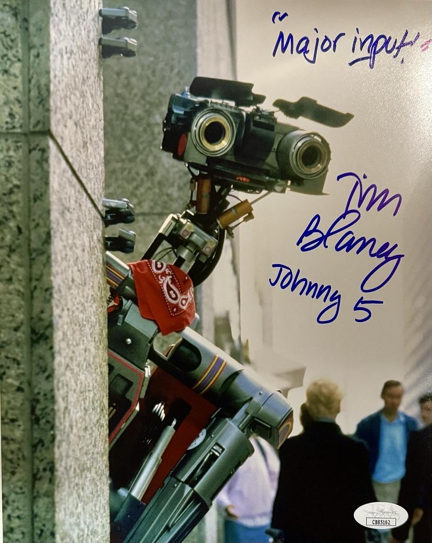 Tim Blaney Signed 8x10 Photo (Short Circuit) - JSA COA