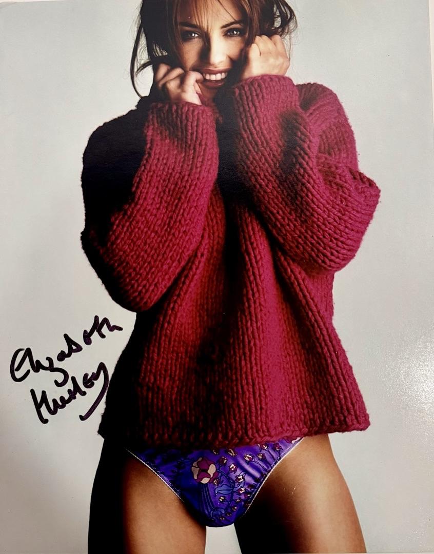 Elizabeth Hurley Signed 8x10 Photo -  JSA COA