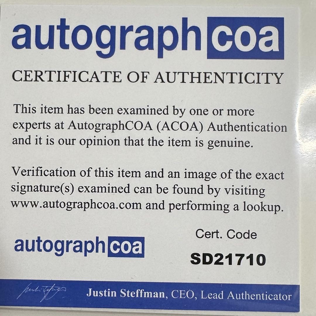 Denzel Washington Signed 8x10 Photo (The Hurricane) - ACOA