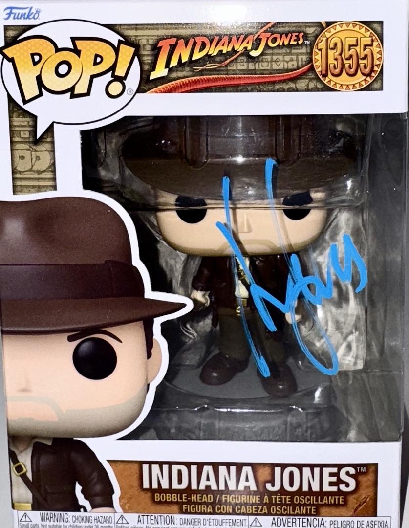 Harrison Ford Signed Funko Pop #1355 (Indiana Jones) - Beckett COA w/full letter of authenticity