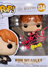 Rupert Grint Signed Funko Pop #134 "Ron Weasley" (Harry Potter) - SWAU