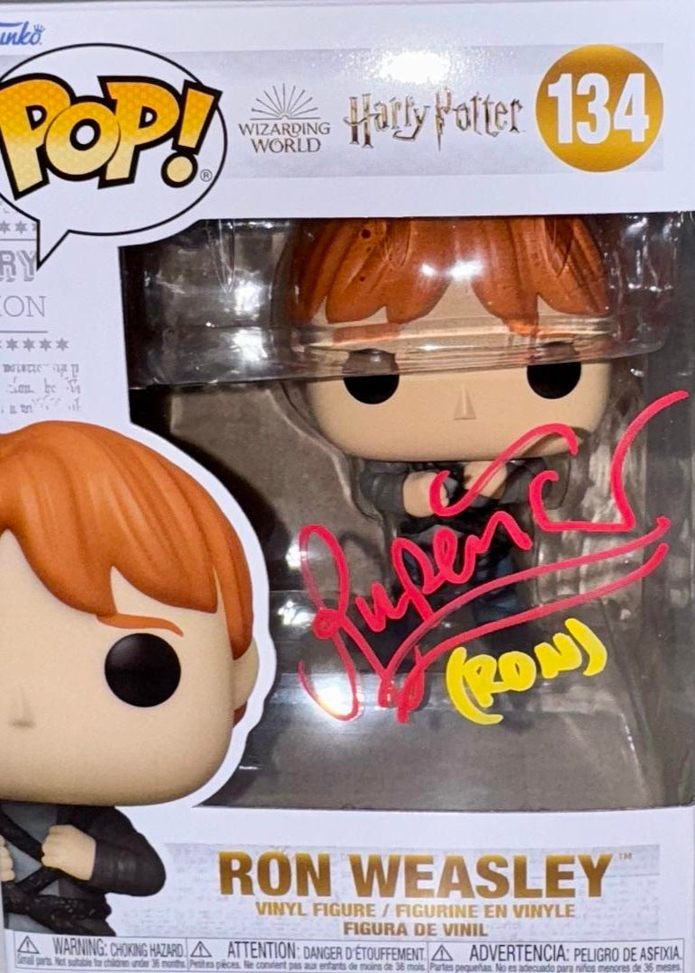 Rupert Grint Signed Funko Pop #134 "Ron Weasley" (Harry Potter) - SWAU