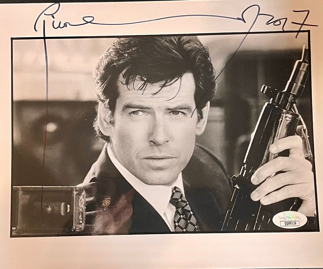 Pierce Brosnan Signed 8x10 Photo (James Bond) - JSA COA