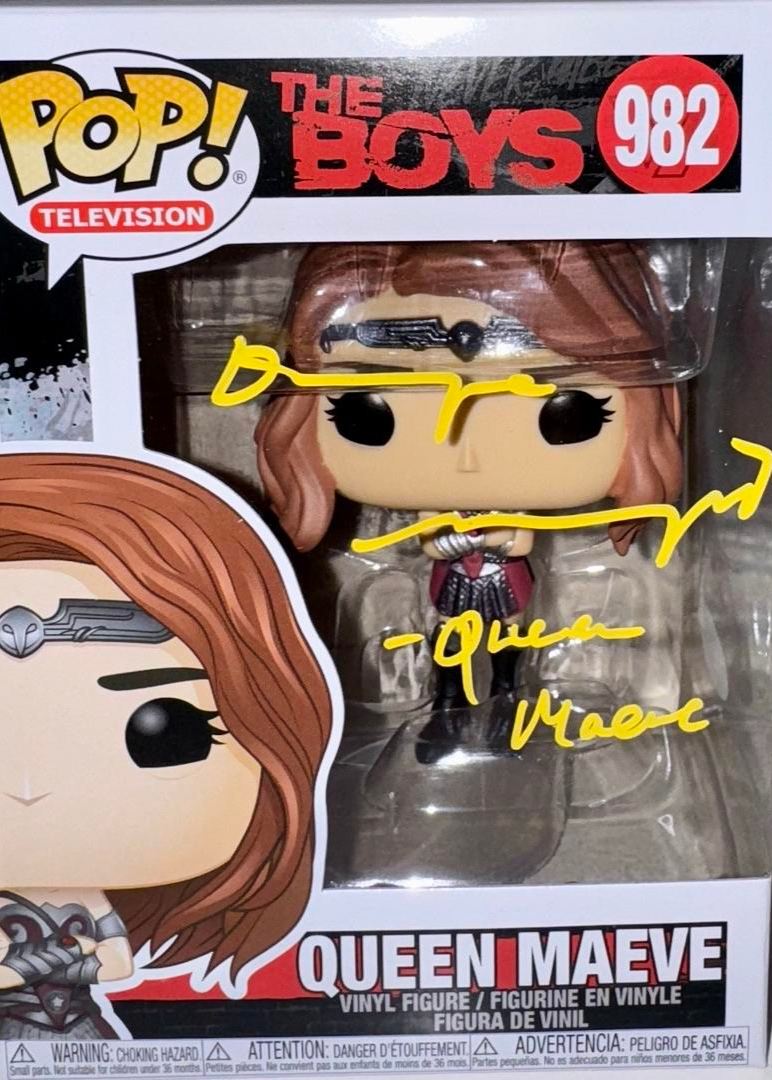 Dominique McElligott Signed Funko Pop #982 (The Boys) - JSA COA #02
