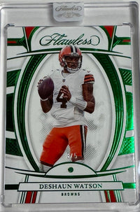 2022 Deshaun Watson Panini Flawless Emerald #13