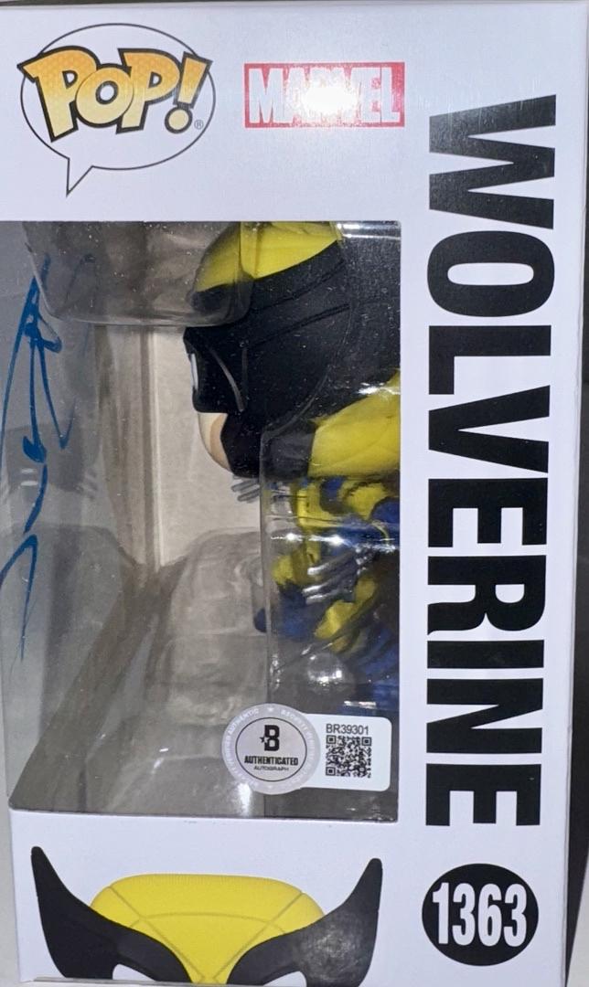Hugh Jackman Signed Funko Pop #1363 "Wolverine" Deadpool -  Beckett COA