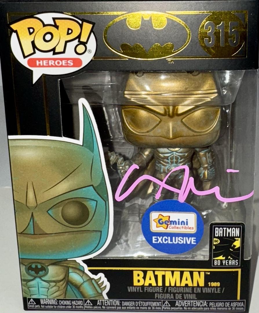 Val Kilmer Signed Batman Funko Pop #315 "Batman" Exclusive Gemini Collection - Celebrity Authentics #01