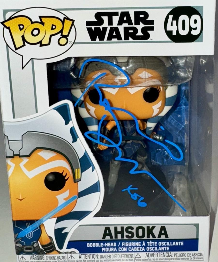 Rosario Dawson Signed Funko Pop #409 "Ahsoka" (Star Wars) - JSA COA