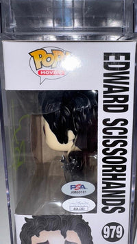 Johnny Depp Signed Encapsulated Funko Pop #979 Edward Scissorhands - JSA & PSA COA #2