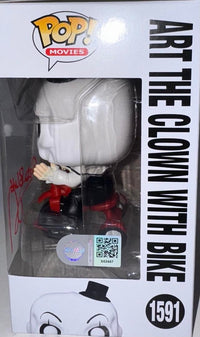 Daniel Roebuck Signed Funko Pop #1592 "Art The Clown" (Terrifier) w/Inscription - SWAU #04