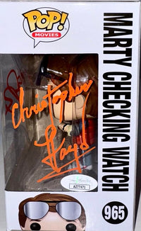 Michael J. Fox & Christopher Lloyd Signed Funko Pop #965 (Back To The Future) *EXTREMELY RARE DUAL SIGNED* - JSA COA
