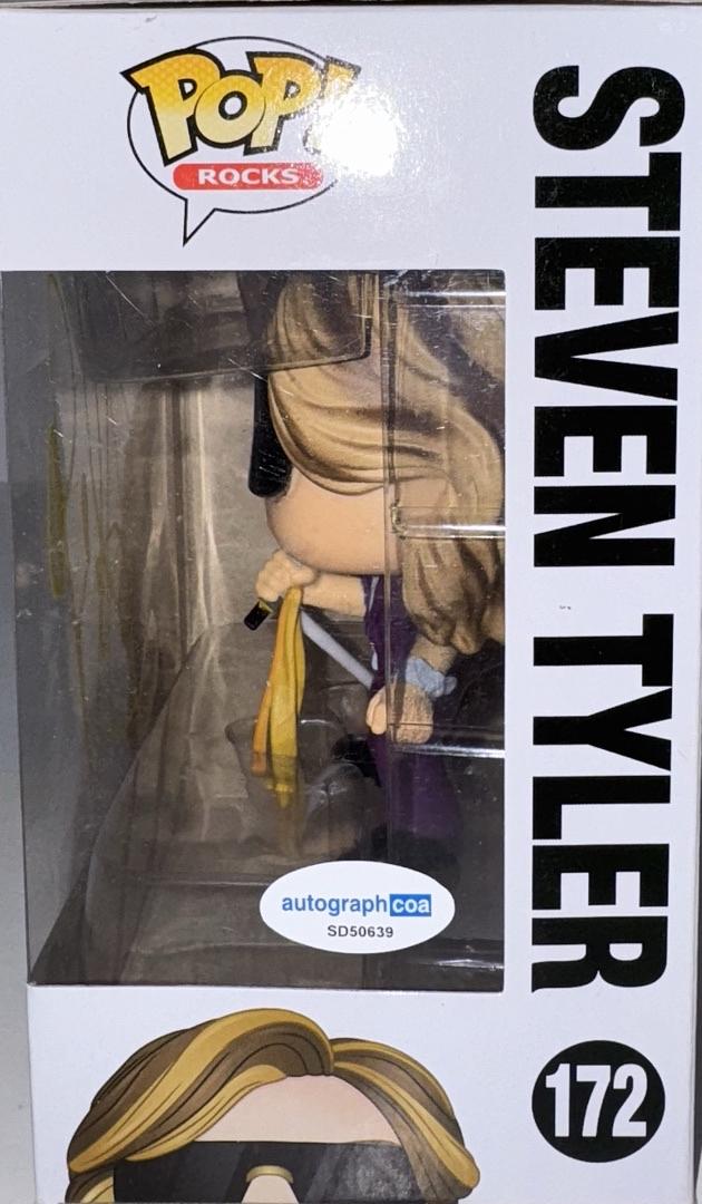 Steven Tyler Signed Funko Pop #172 (Aerosmith) *RARE* - ACOA