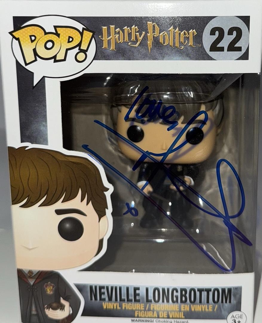 Matthew Lewis Signed Funko Pop #22 "Neville Longbottom" (Harry Potter) - Beckett COA #02