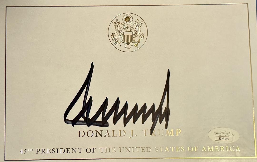 Donald Trump Autographed Save America Book Signed Hardcover - JSA COA #05