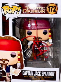 Johnny Depp Signed Funko Pop #172 Captain Jack Sparrow (Pirates Of The Caribbean)  - Beckett COA