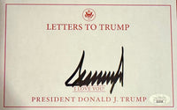 Donald Trump Autographed Book Letters to Trump Signed Hardcover - JSA COA #02