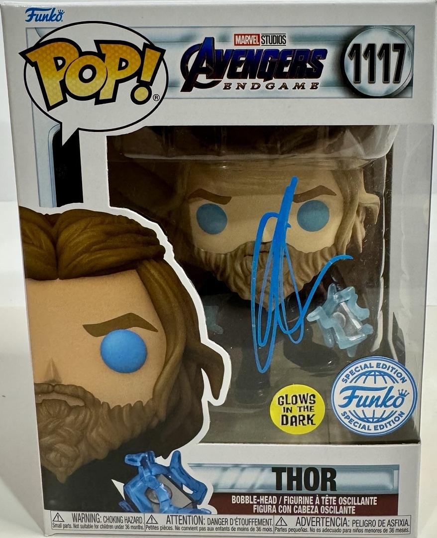 Chris Hemsworth Signed Funko Pop #1117 "Thor" Avengers Endgame - Beckett COA