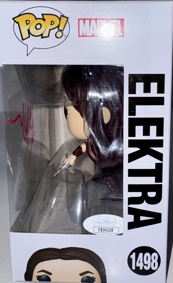 Jennifer Garner Signed Funko Pop #1498 "Elektra" Deadpool & Wolverine (Red Ink) - JSA COA #04